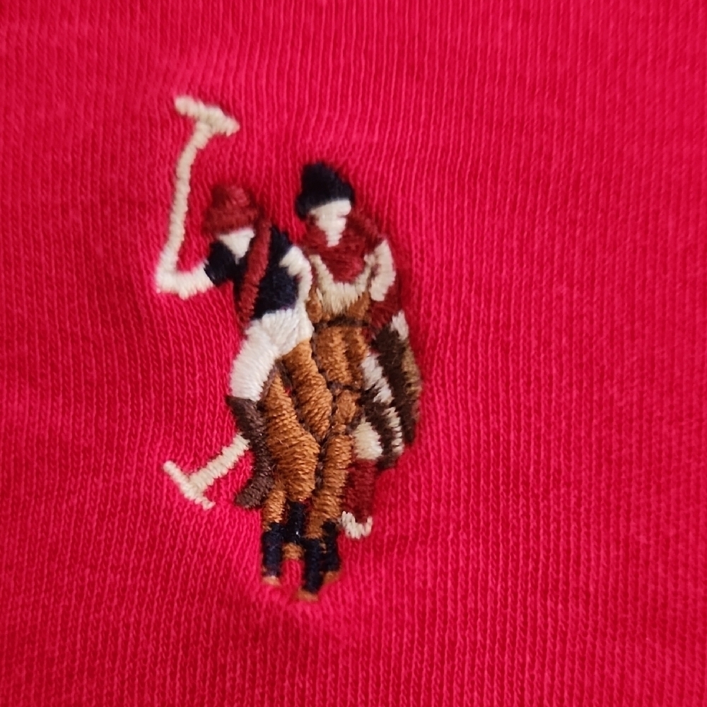 U.S. Polo Assn. Vibrant Red Polo Shirt - Picture 3 of 7